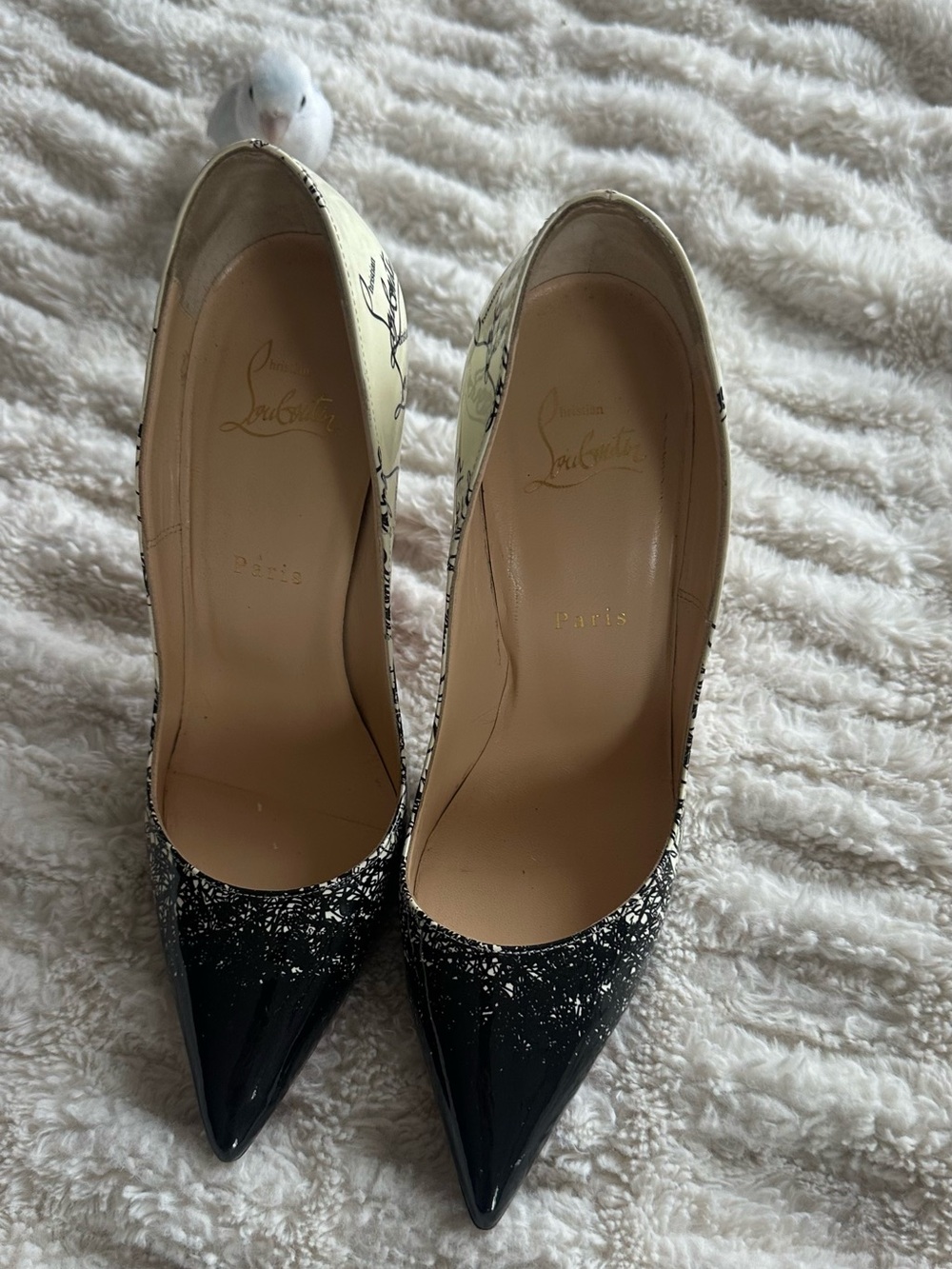 Christian Louboutin So Kate 120 In Degraloubi Patent Leather Size 39